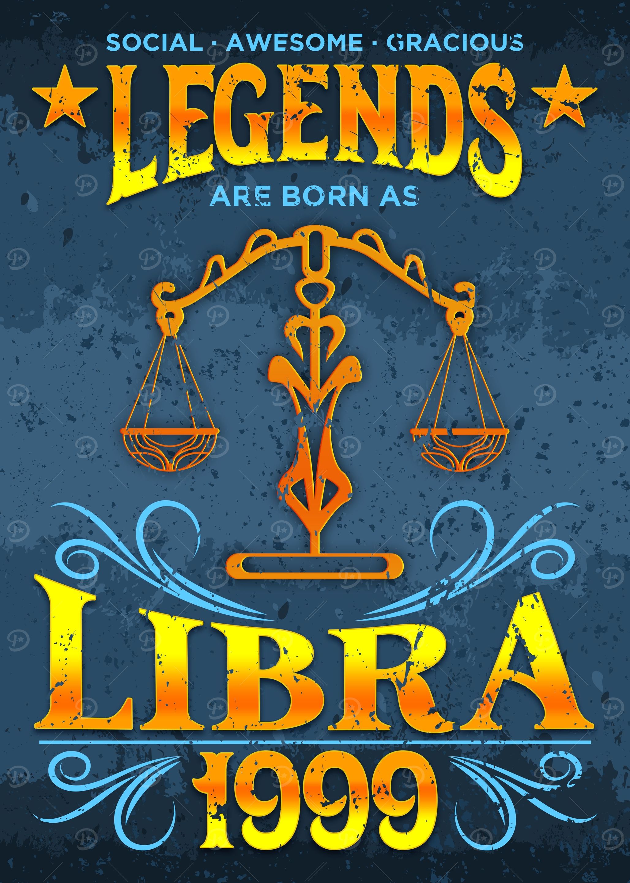 Born As Libra 1999 Gift