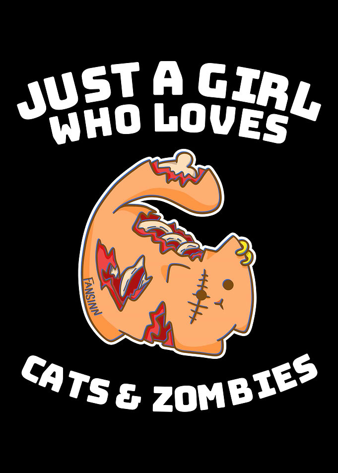 Cat zombie monster girl
