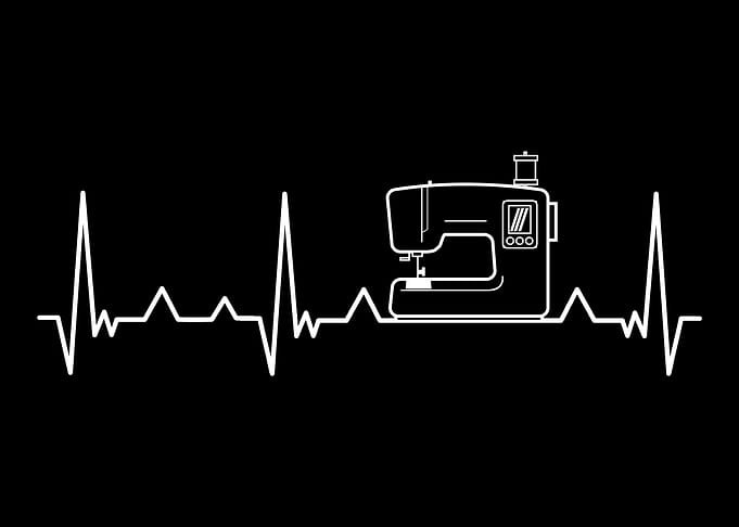 Sewing pulse line
