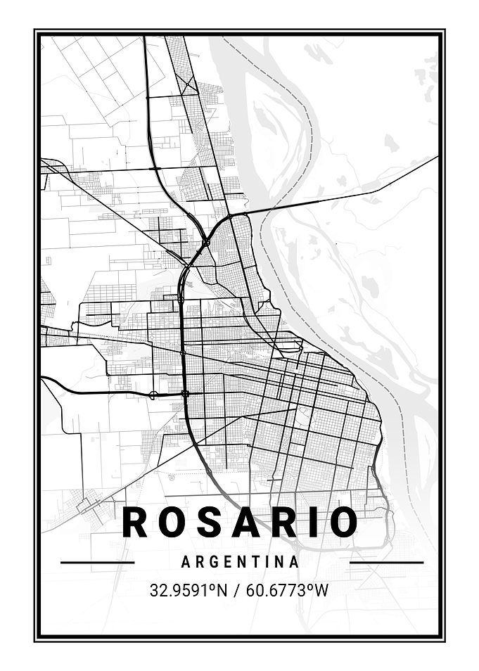Rosario Light City Map