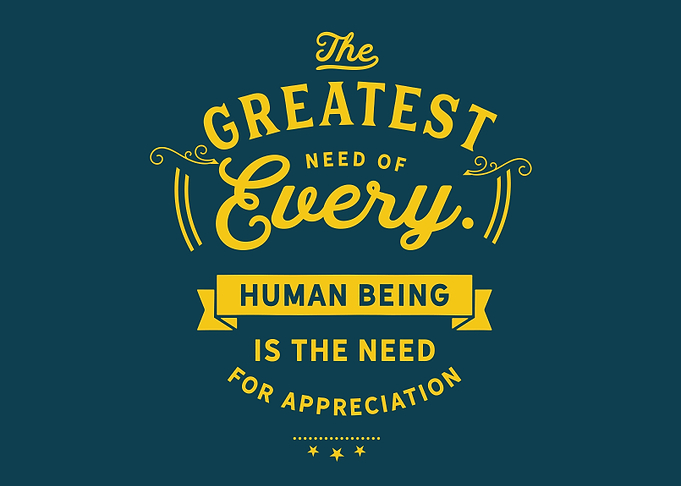 need for appreciation