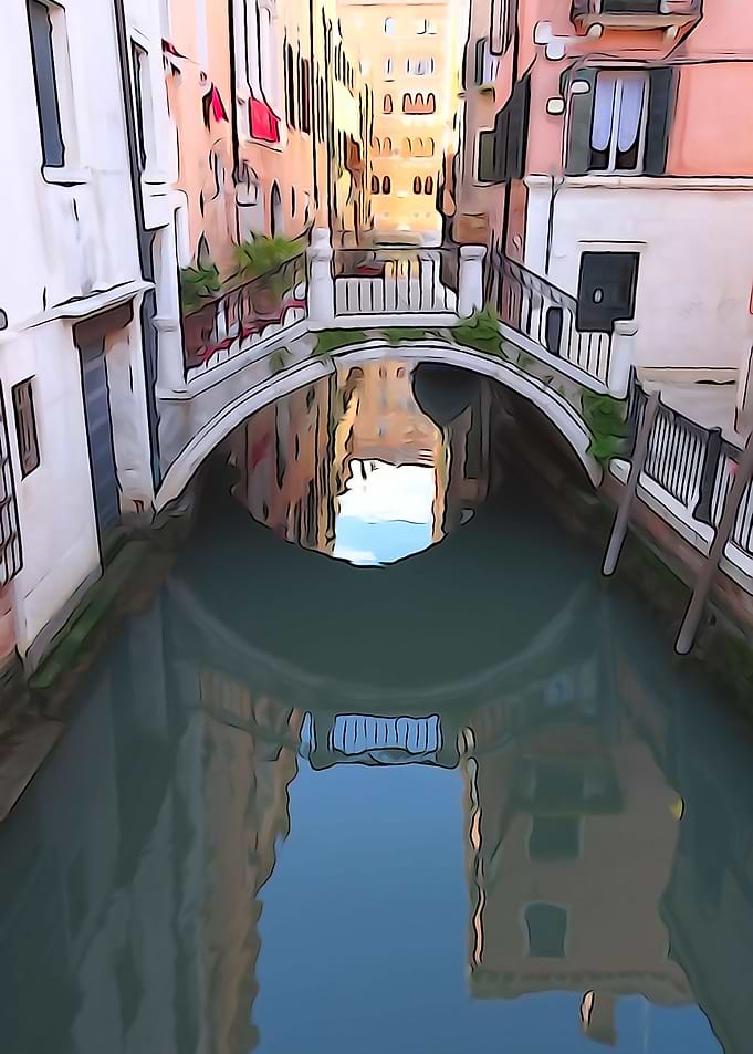 Tourist view of Venice