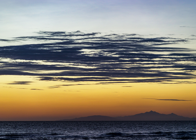 clouds on sunset