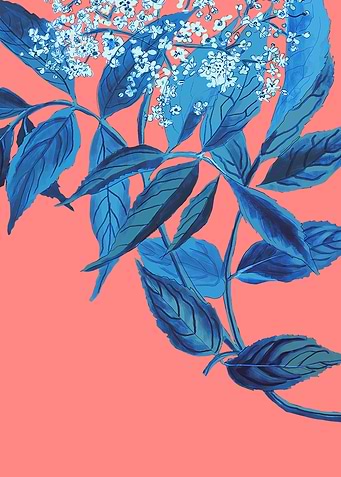 Vintage style flower