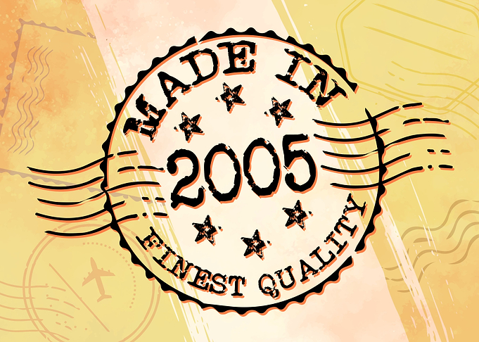 Made in 2005 Birthday Gift