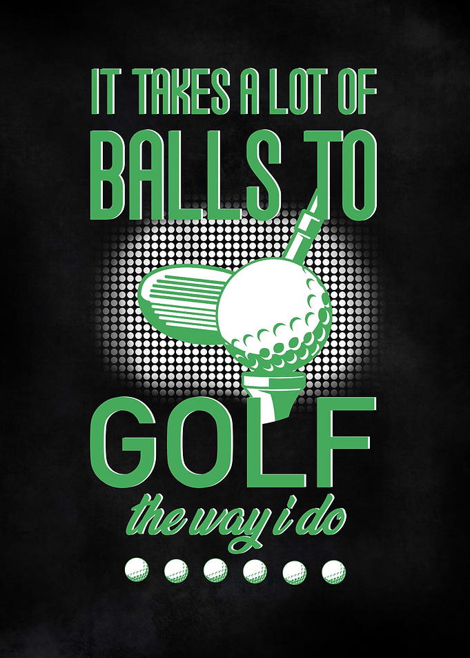 Funny Golf Player Pun