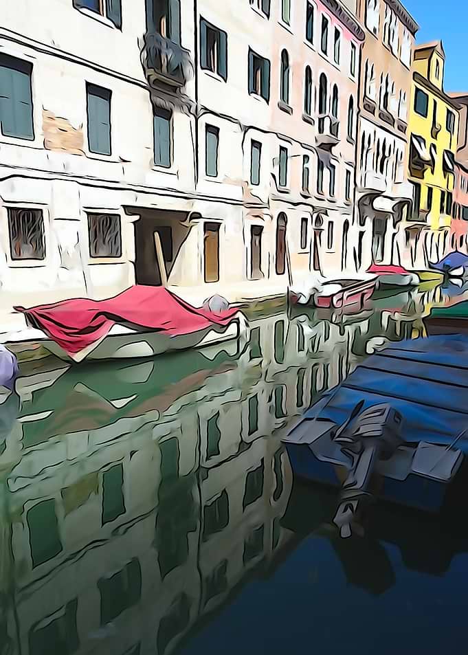 Tourist view of Venice