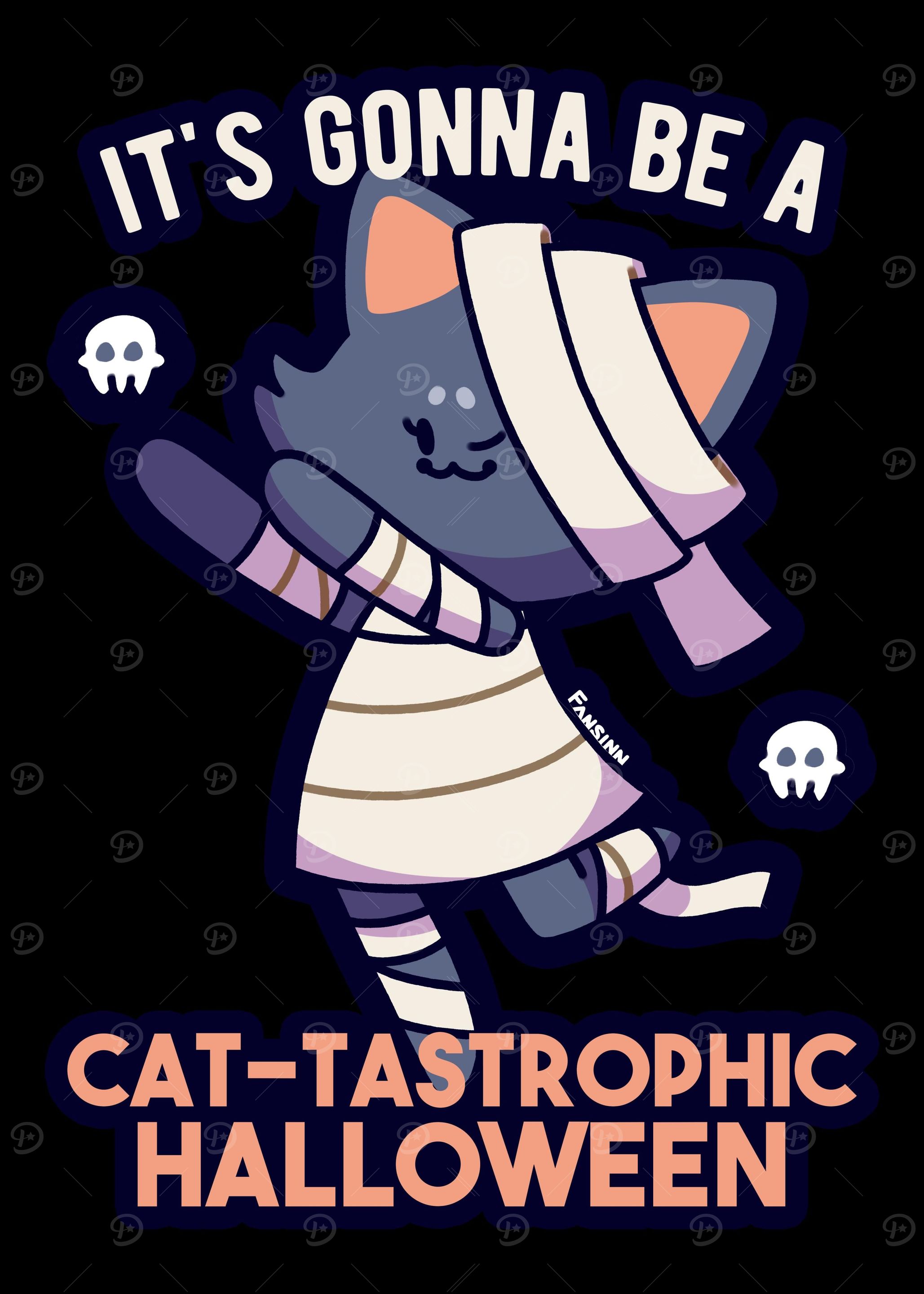 Cat disaster Halloween Mum