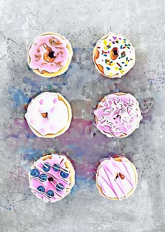 Donut painting