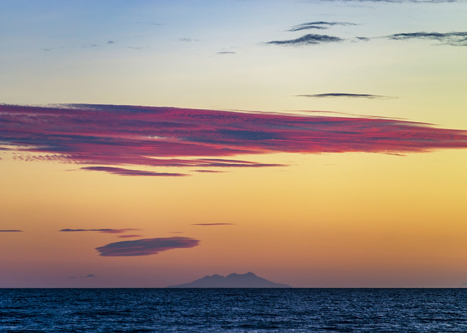 clouds on sunset