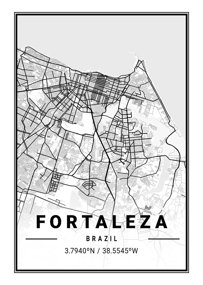 Fortaleza Light City Map