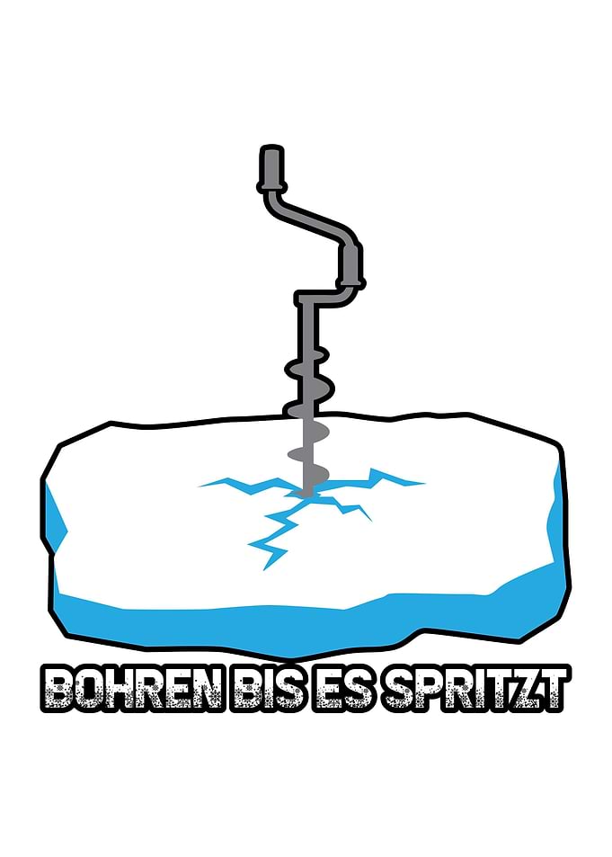 Ice fishing drill