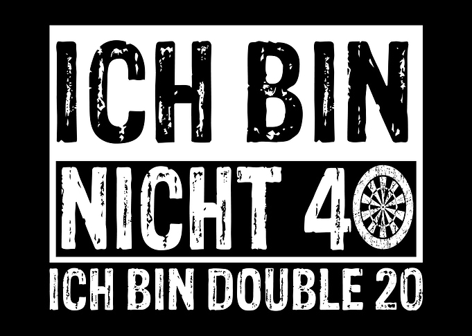 40 Jahre Alt Dart Geschenk