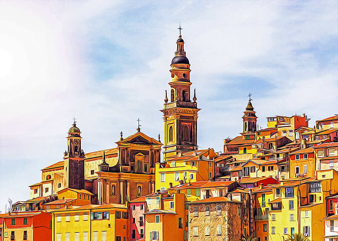 Old village of Menton