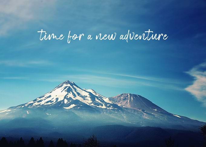 time for a new adventure