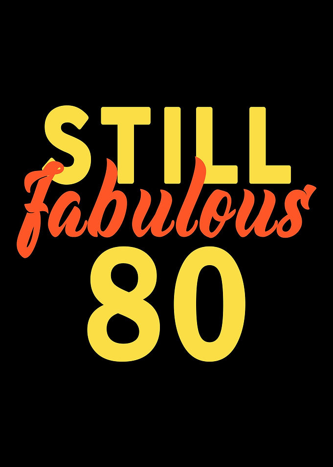 80th Birthday Funny 80 Yea