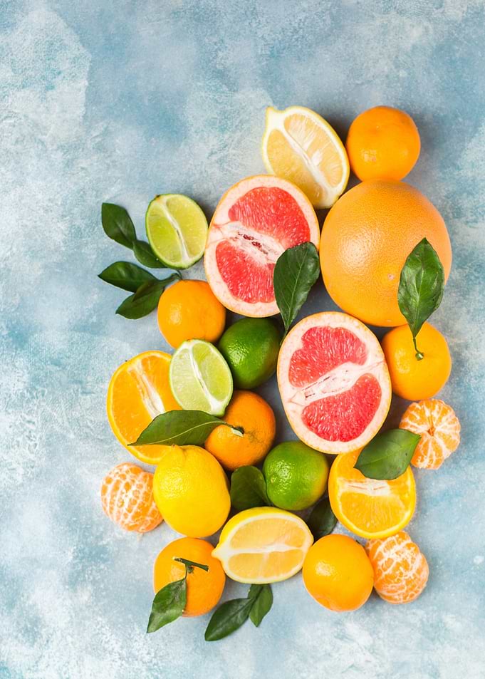 cut orange apple
