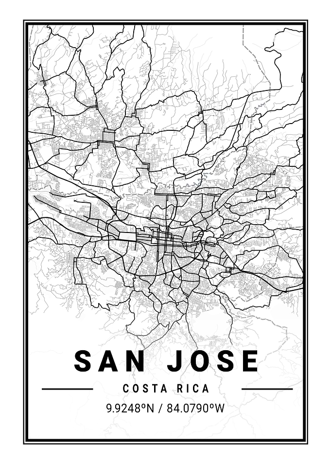 San Jose Light City Map