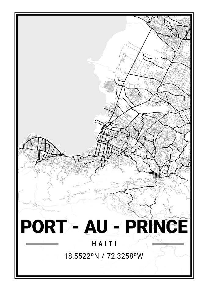 Port Au Prince Light Map