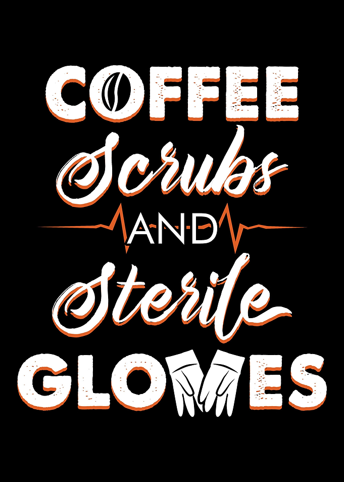 Coffee Scrubs And Sterile