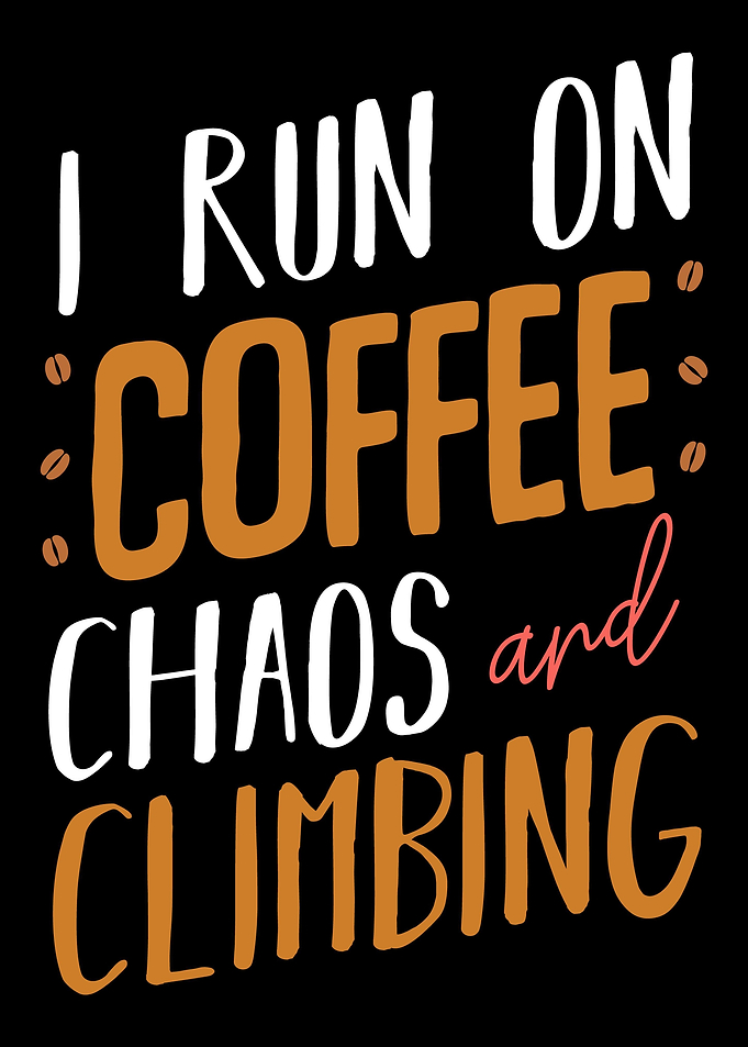 I Run On Coffee Chaos Cl