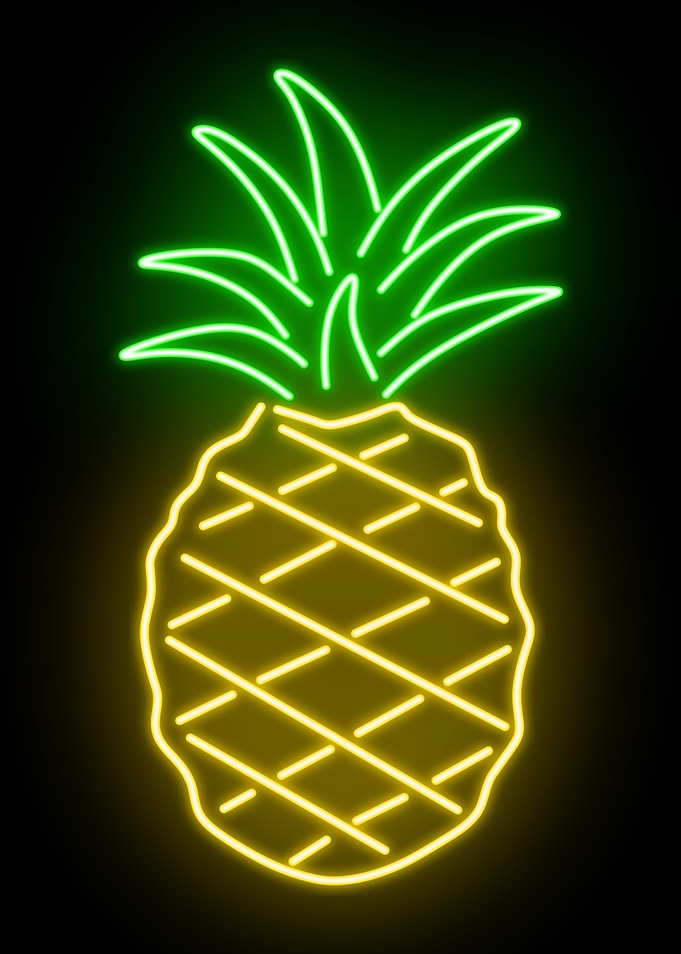 Pineapple Neon Sign
