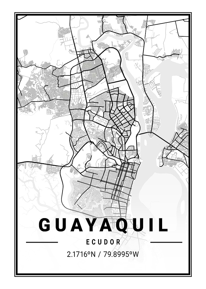 Guayaquil Light City Map