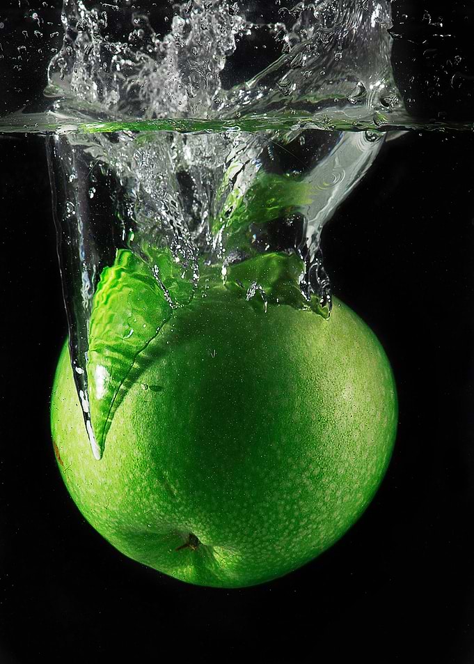 water green apple