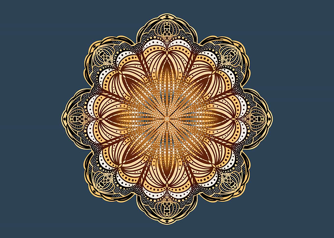 Art Nouveau Mandala