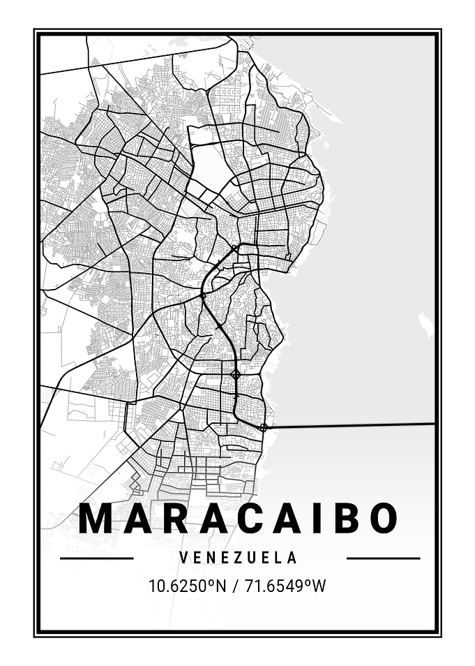 Maracaibo Light City Map