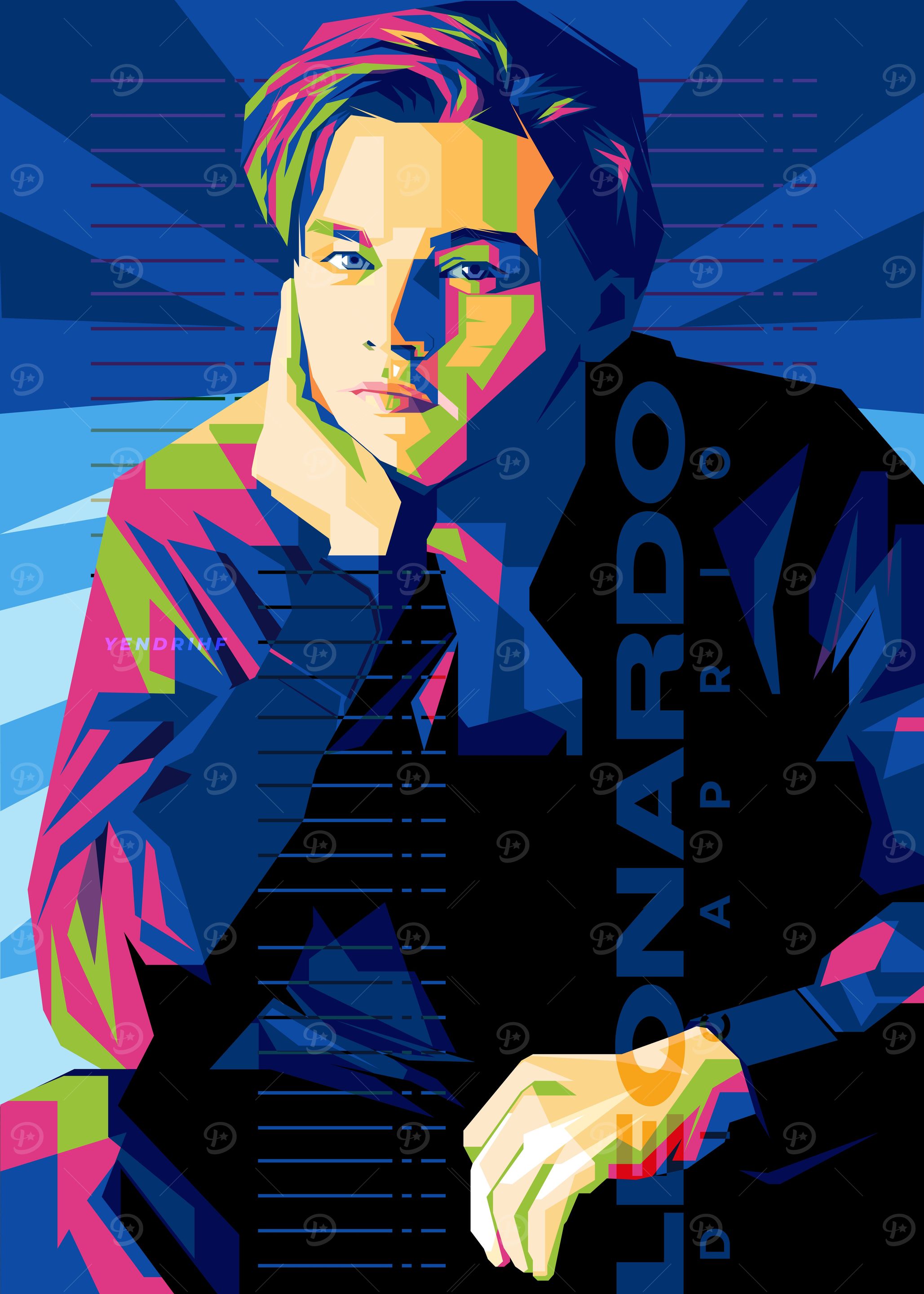Leonardo DiCaprio Pop Art