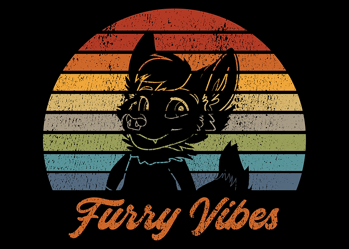 Vintage Retro Furry Fibes