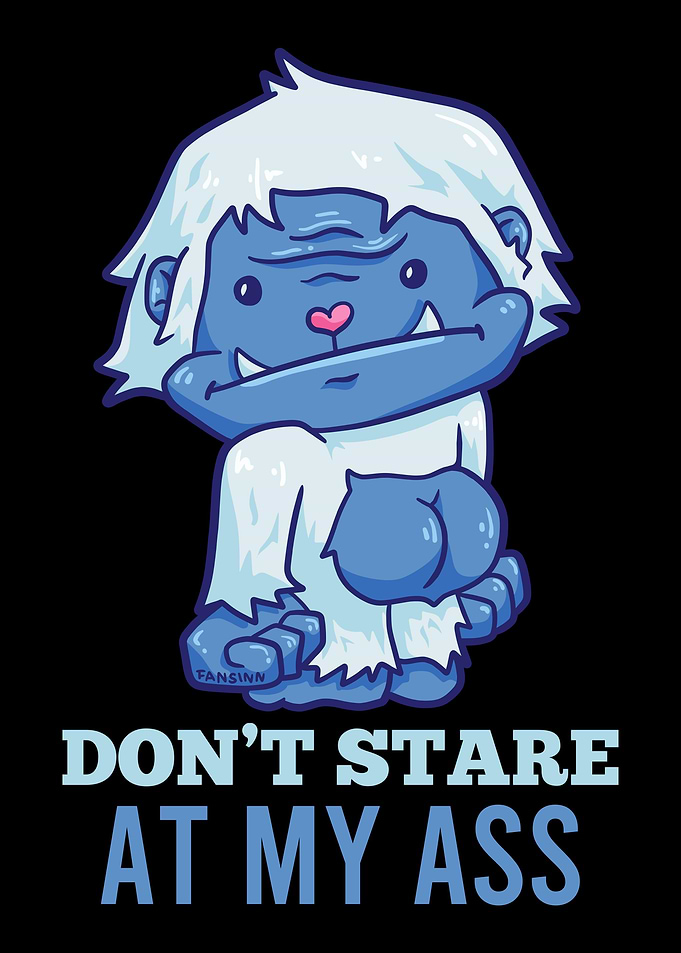 Nope Yeti Bigfoot funny sa
