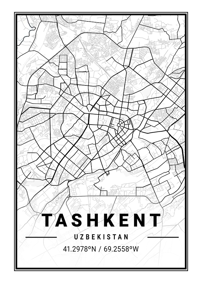 Tashkent Light City Map