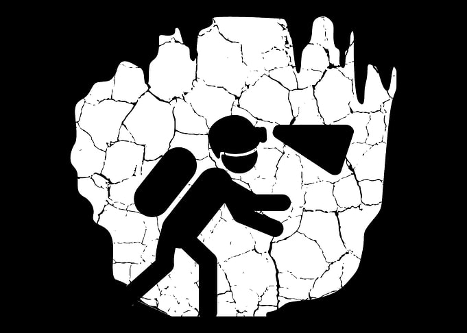 Spelunking Cave Explorer A