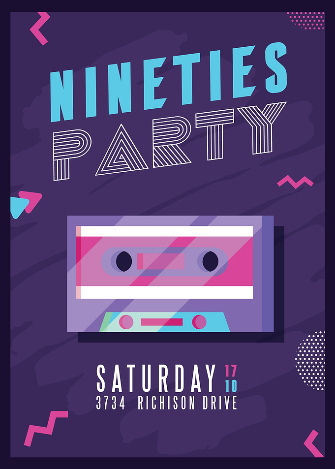 Nineties 90s Party Tape