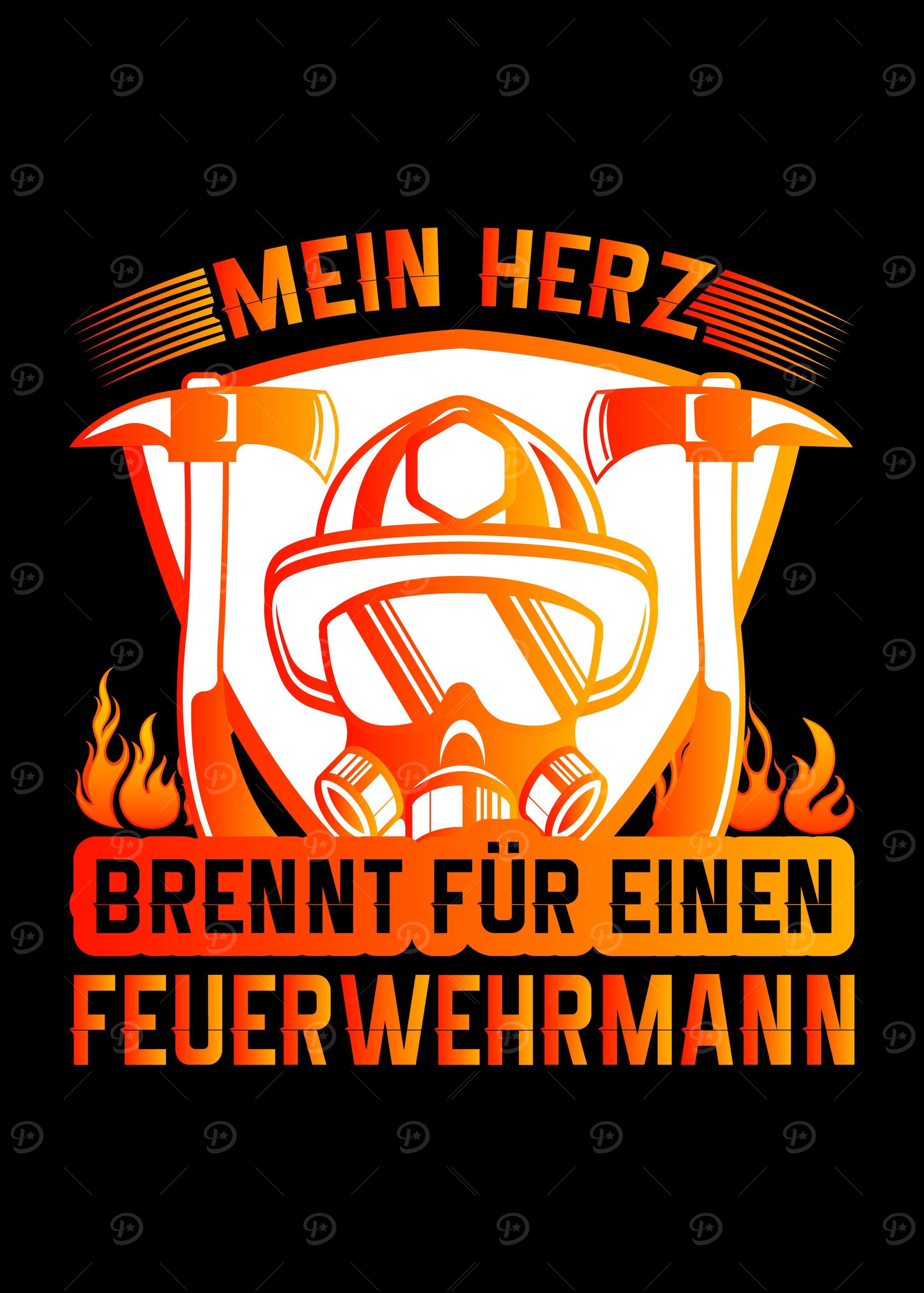 Feuerwehrfrau Geschenk