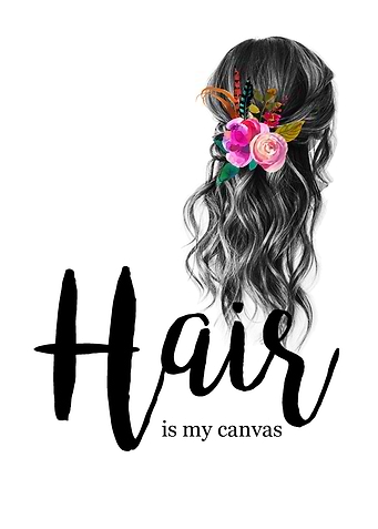 Hair is my canvas