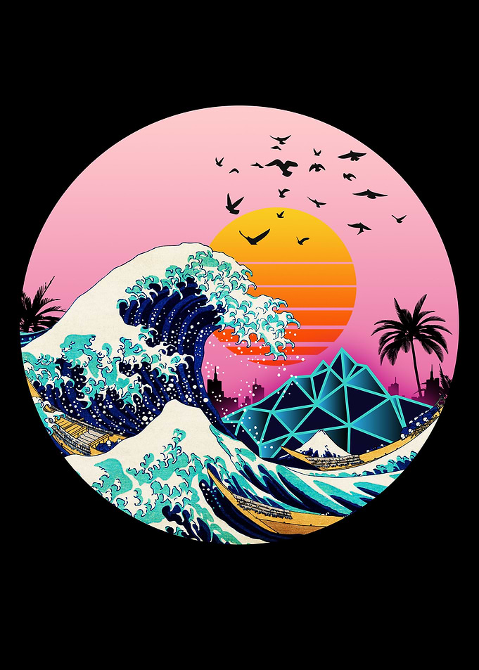The Great Wave Retro Synth