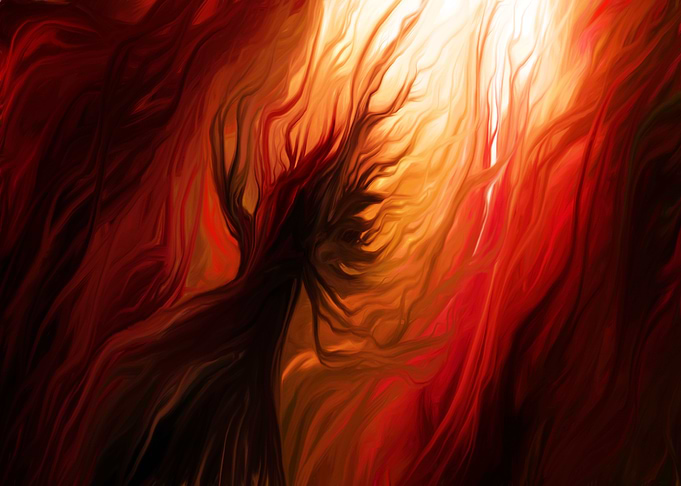 Flaming Trees