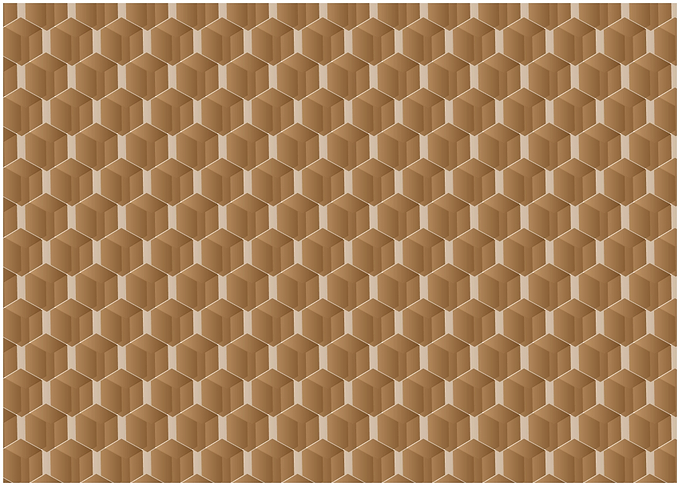 Brown Polygonal Pattern
