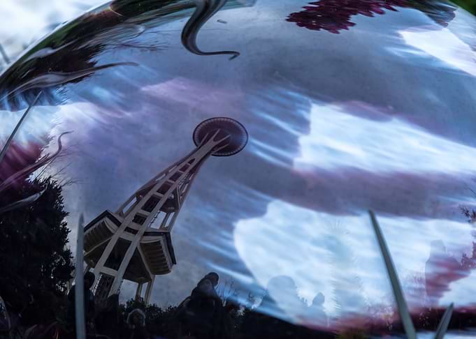 Space Needle Reflection
