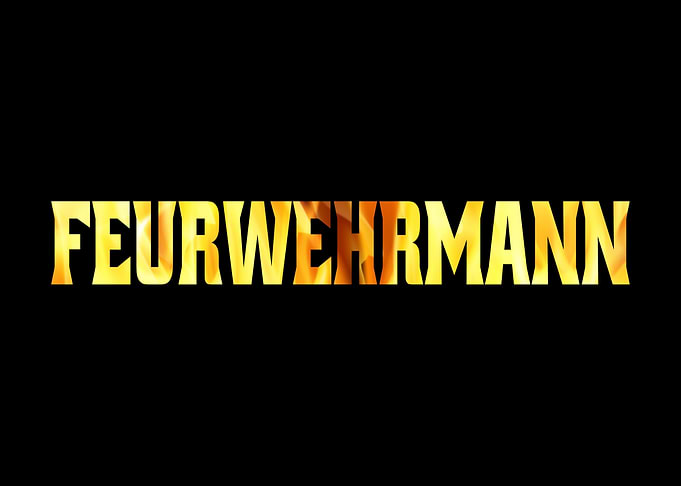 Feuerwehrmann Flammen