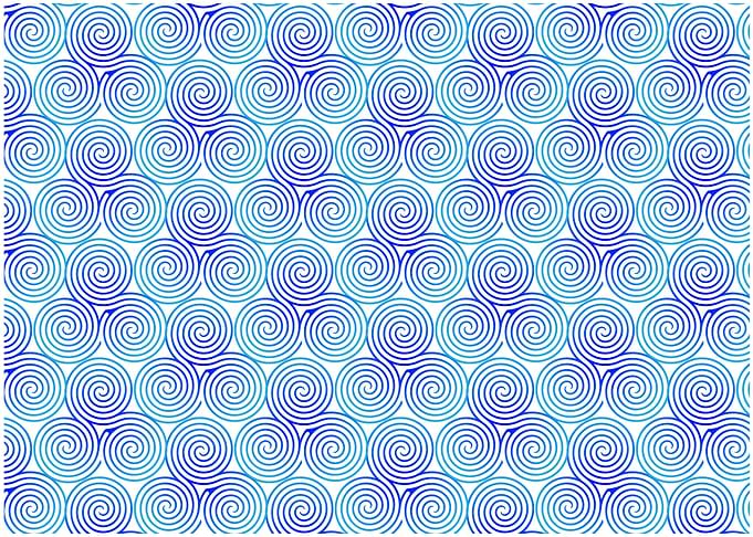 Blue Celtic Pattern Design