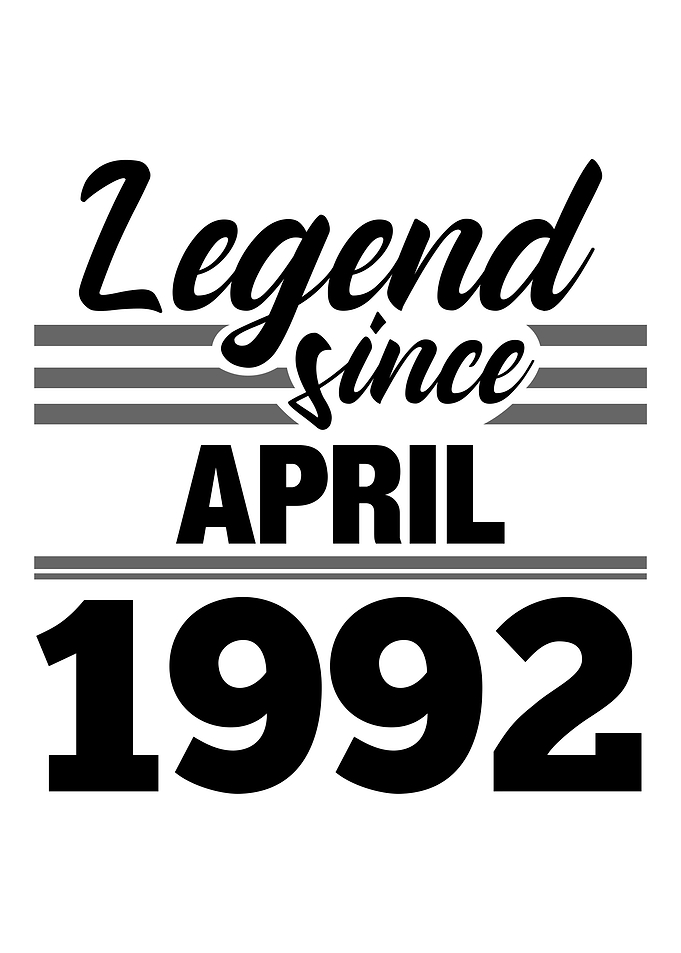 Legend Since April 1992