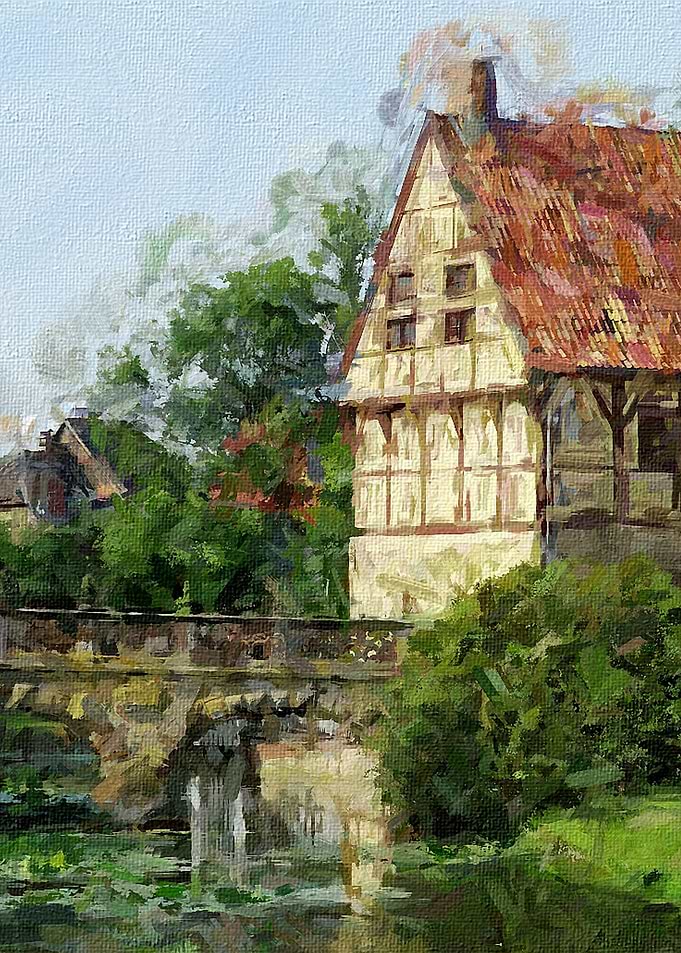 House and bridge