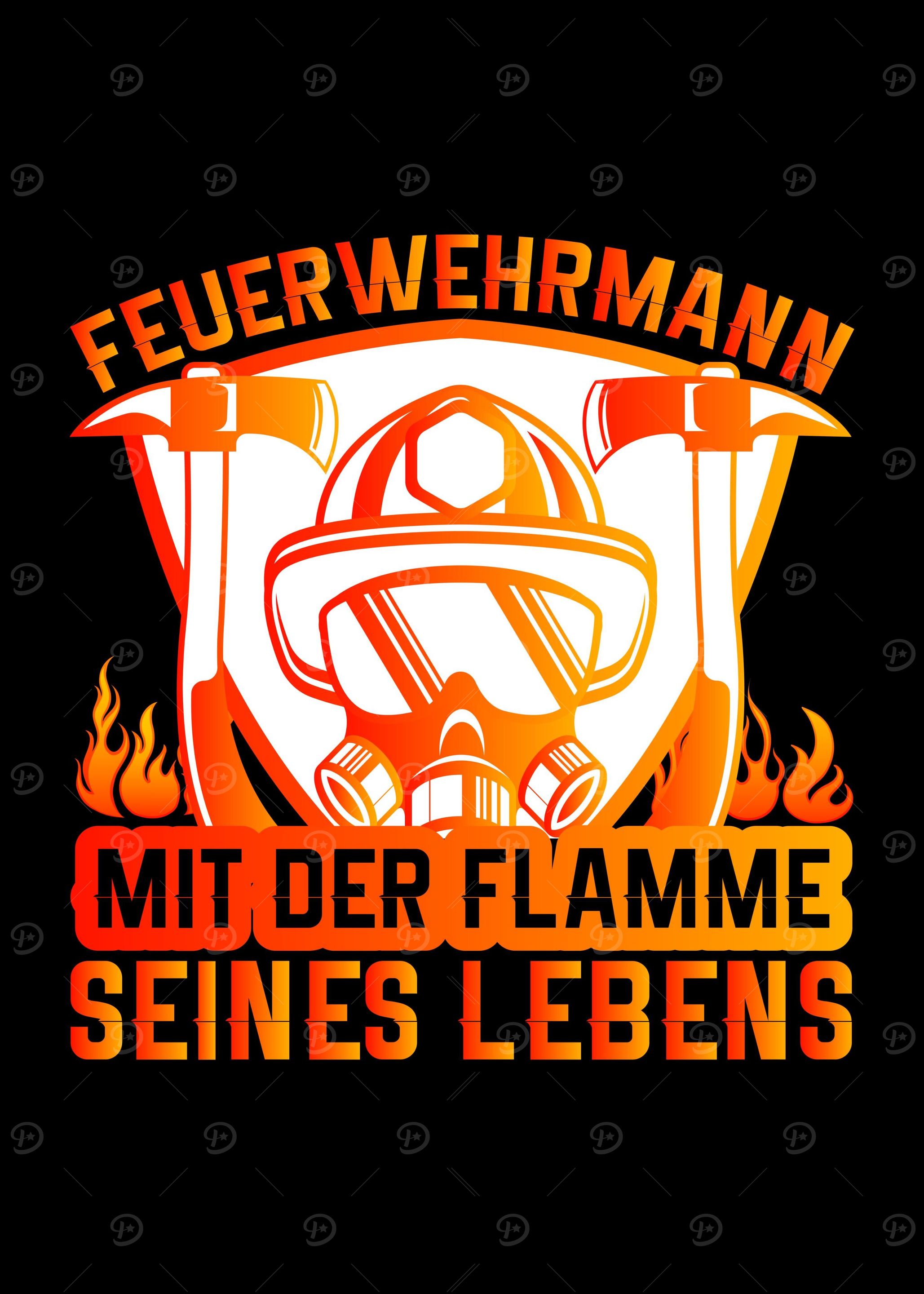 Feuerwehr Flamme Geschenk