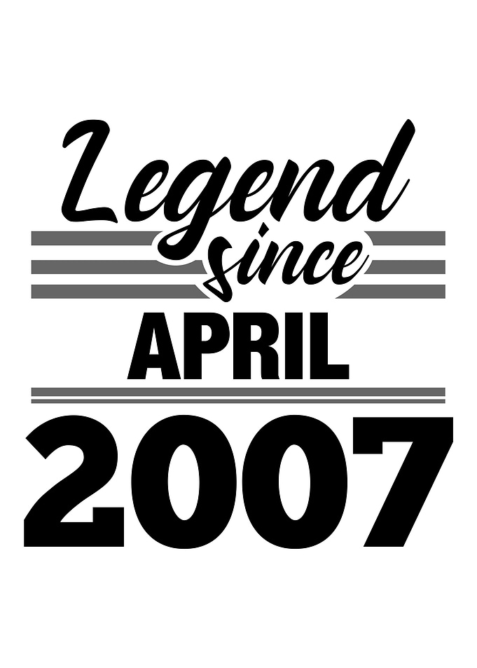 Legend Since April 2007