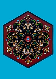 Hexagonal ornament