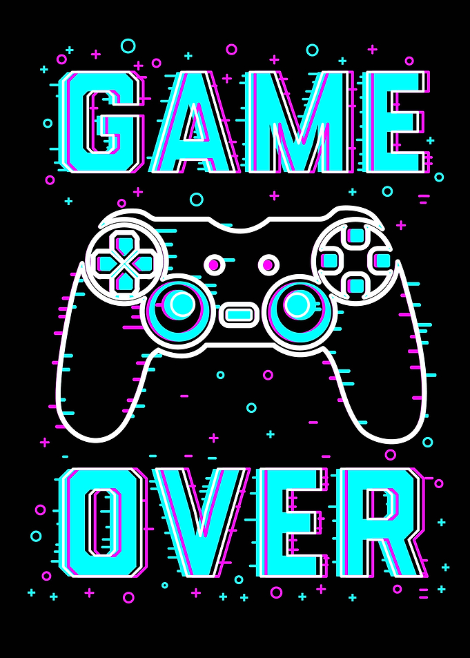 Game Over Gamer Gaming